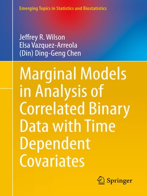 cover image of Marginal Models in Analysis of Correlated Binary Data with Time Dependent Covariates